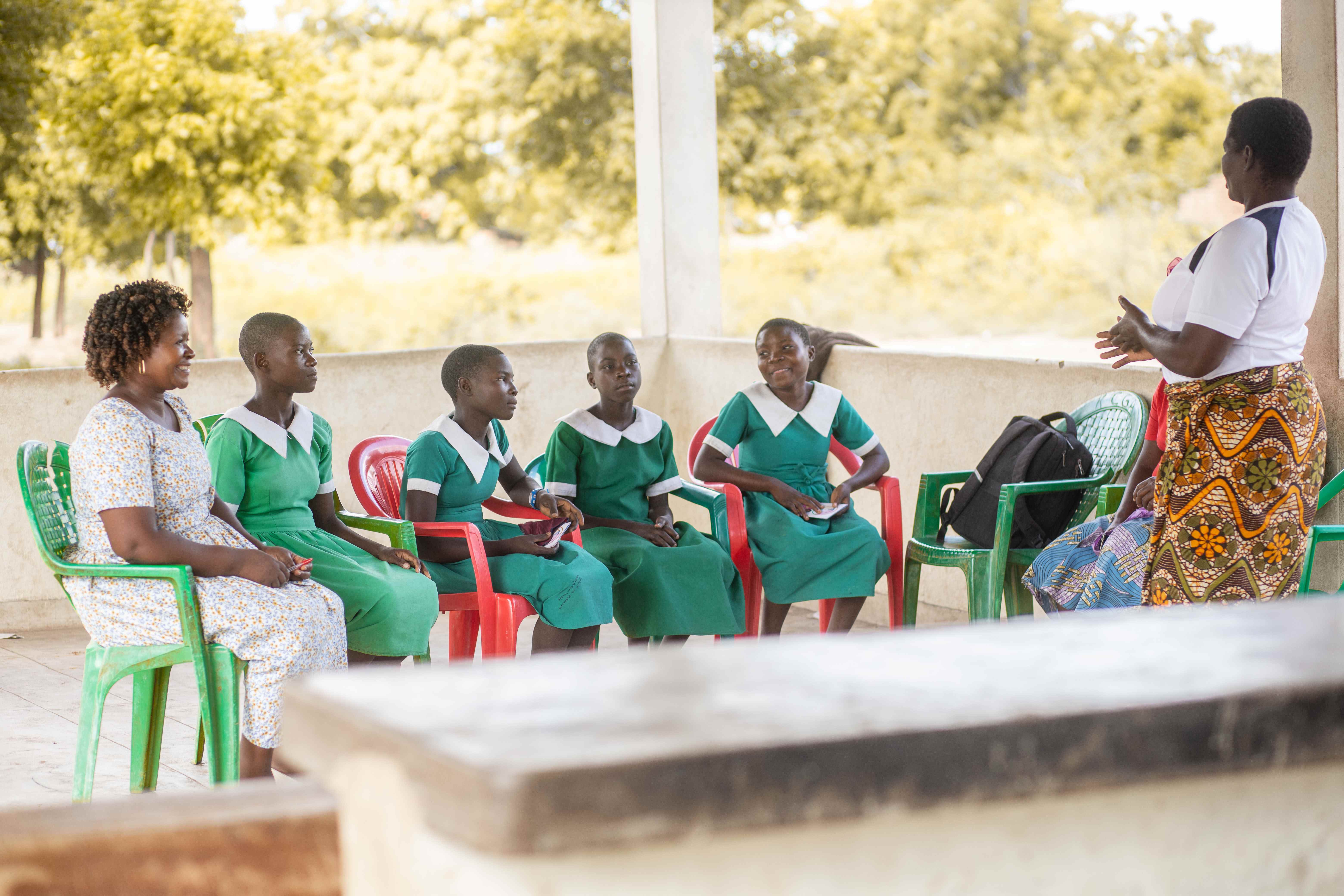 Menstruation accounts for about 12 to 26 days of absenteeism in a year for Malawian girls. UNICEF is supporting the Ministry of Education in equipping schools with sanitation facilities and providing girls with reusable sanitary pads to improve menstrual health and hygiene management.